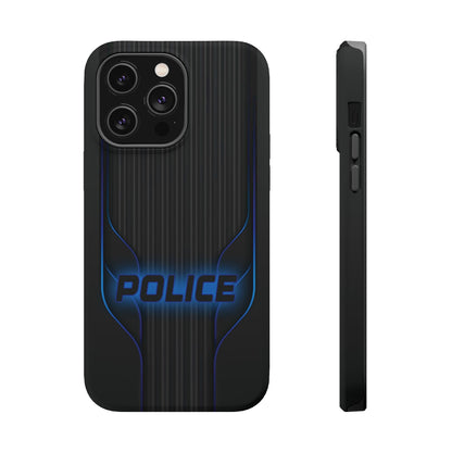 Police Magnetic Phone Cases, Blue Light