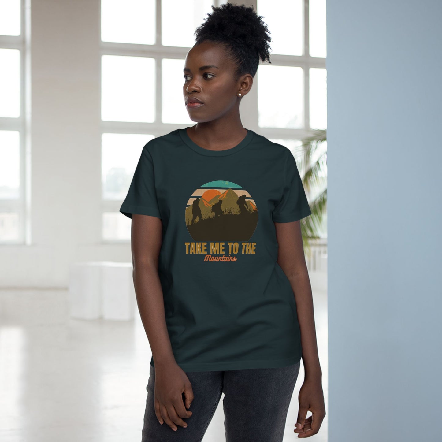 Take Me To The Montains Women’s Maple Tee