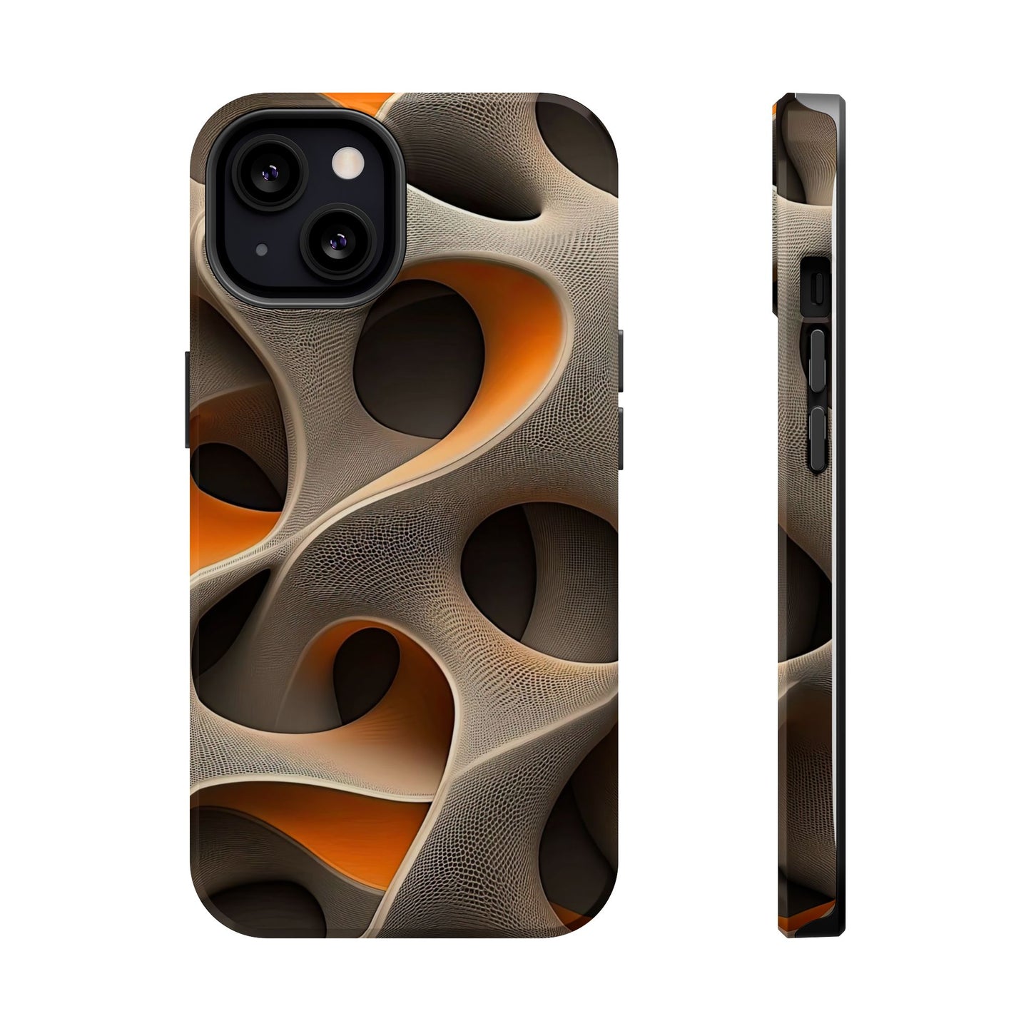 Stylish Magnetic Phone Cases, Abstract Geometric Design