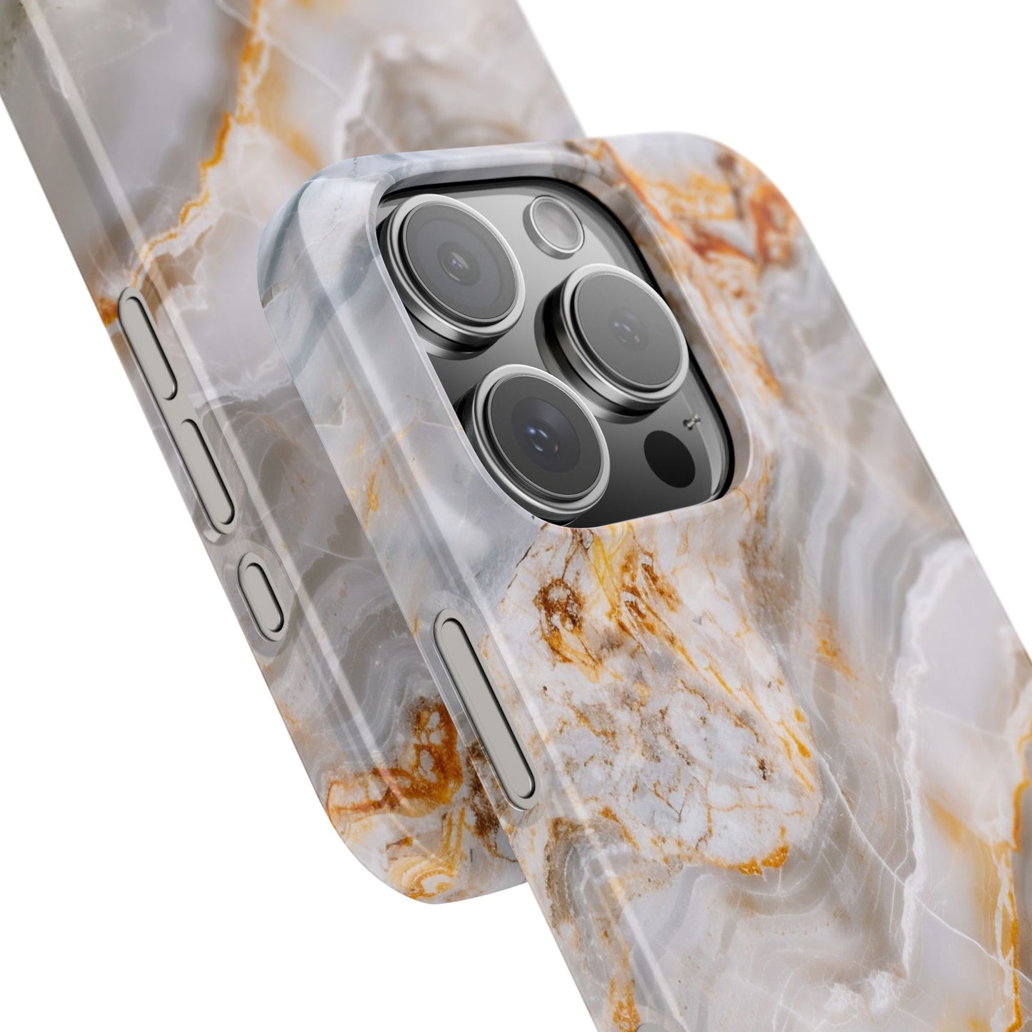 Pure Elegance Marble Slim Phone Cases, Modern Tech Decor