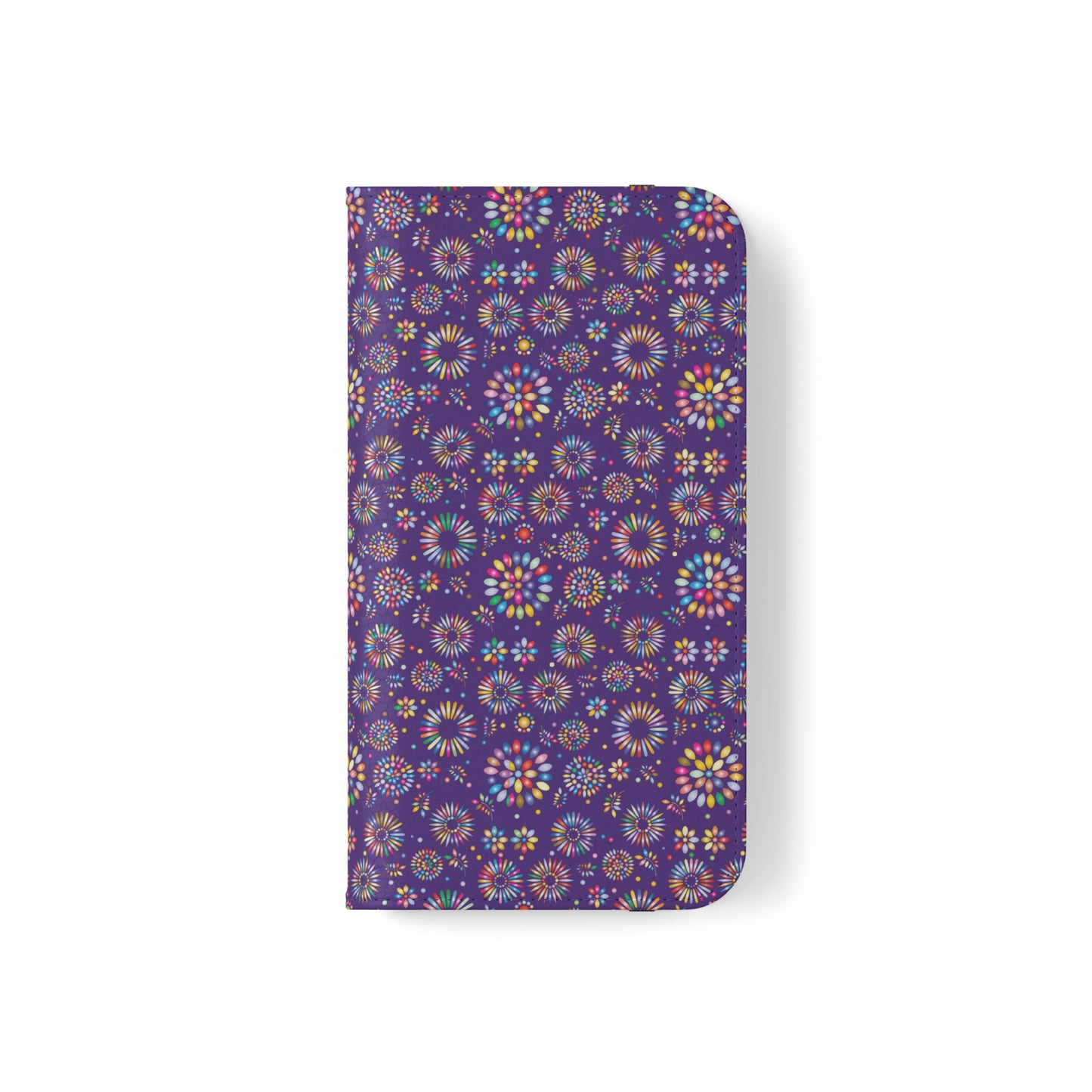 Vibrant Vibes Flip Cases / Purple