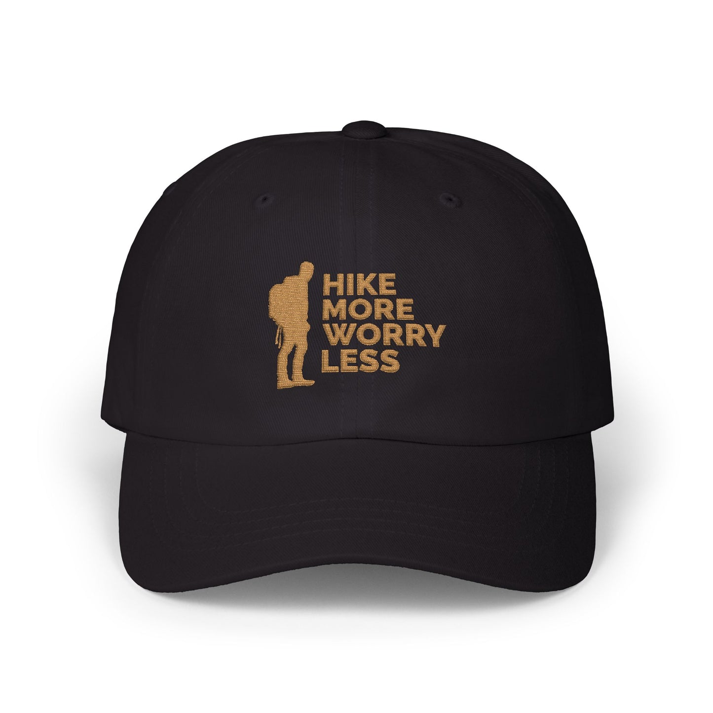 Hike More Worry Less Classic Dad Cap / embroidered
