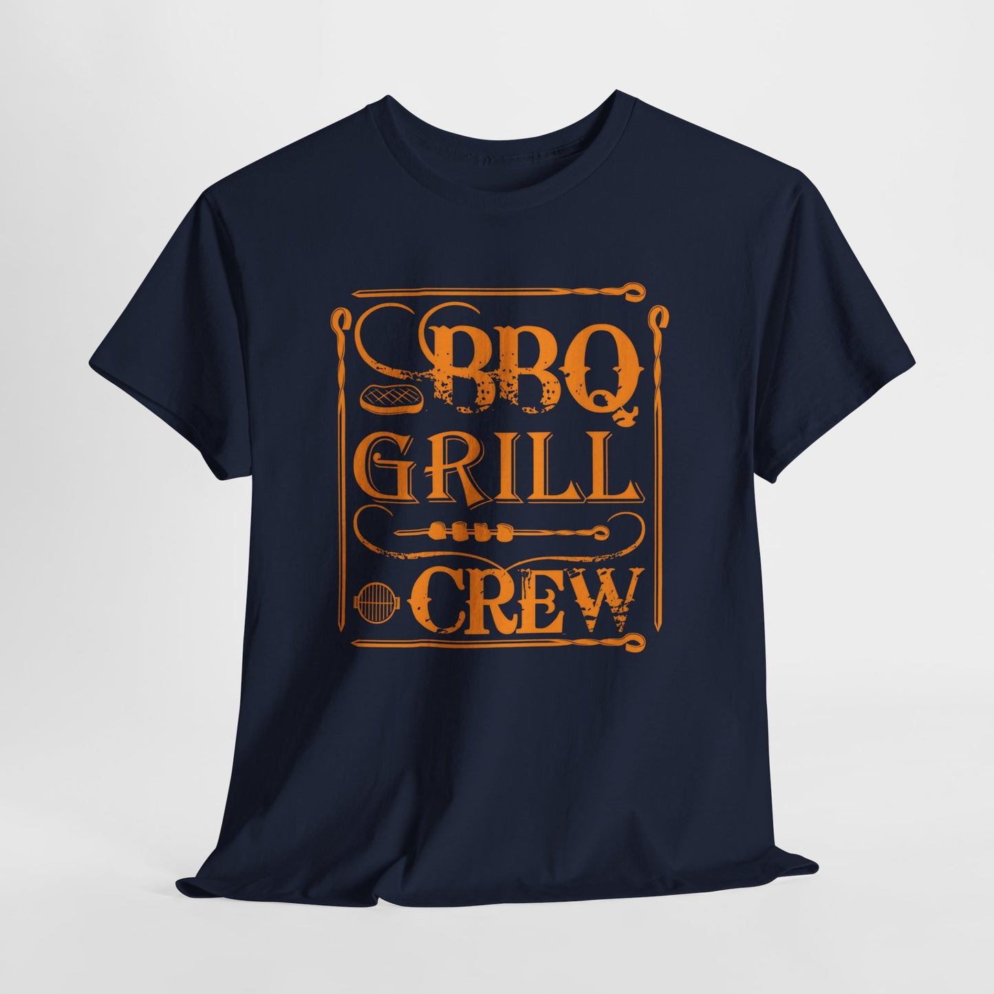BBQ Grill Crew Unisex Heavy Cotton Tee - Perfect for BBQ Lovers and Summer Gatherings