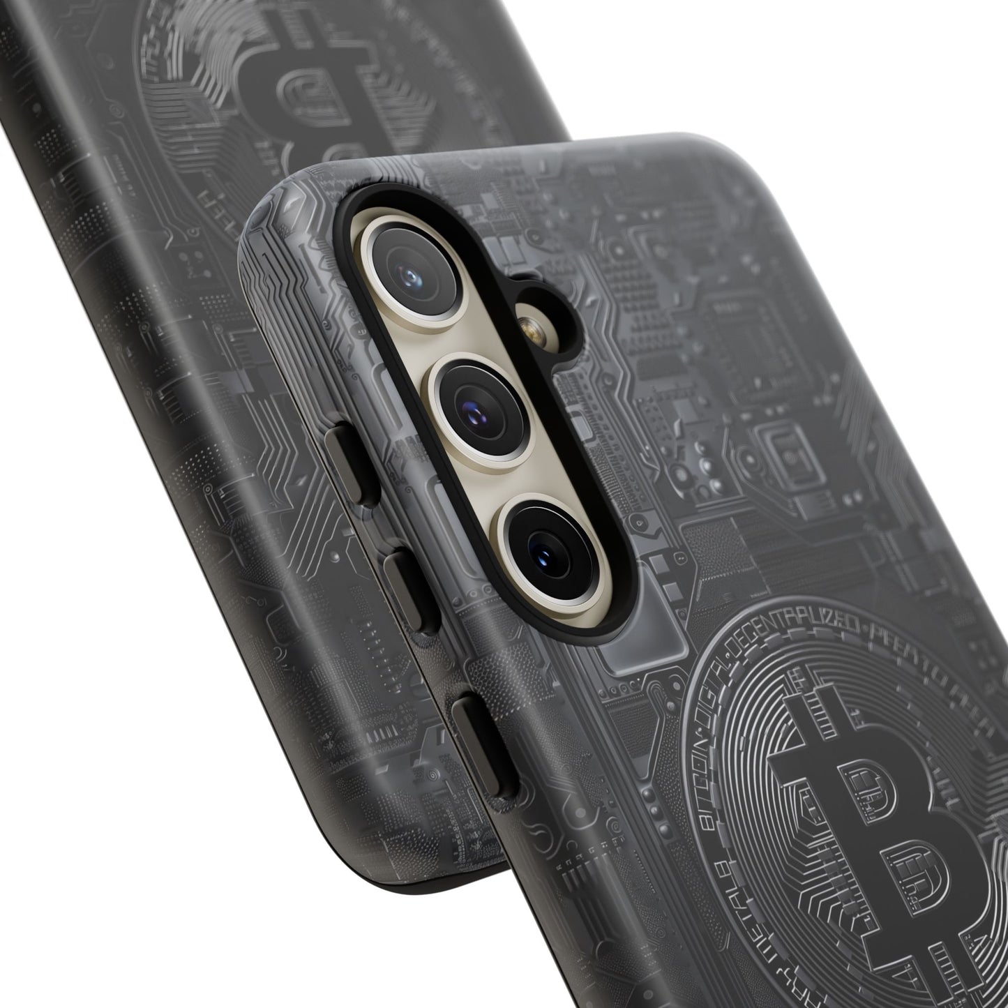 Bitcoin Samsung Tough Phone Case, Cryptocurrency Protection Cover