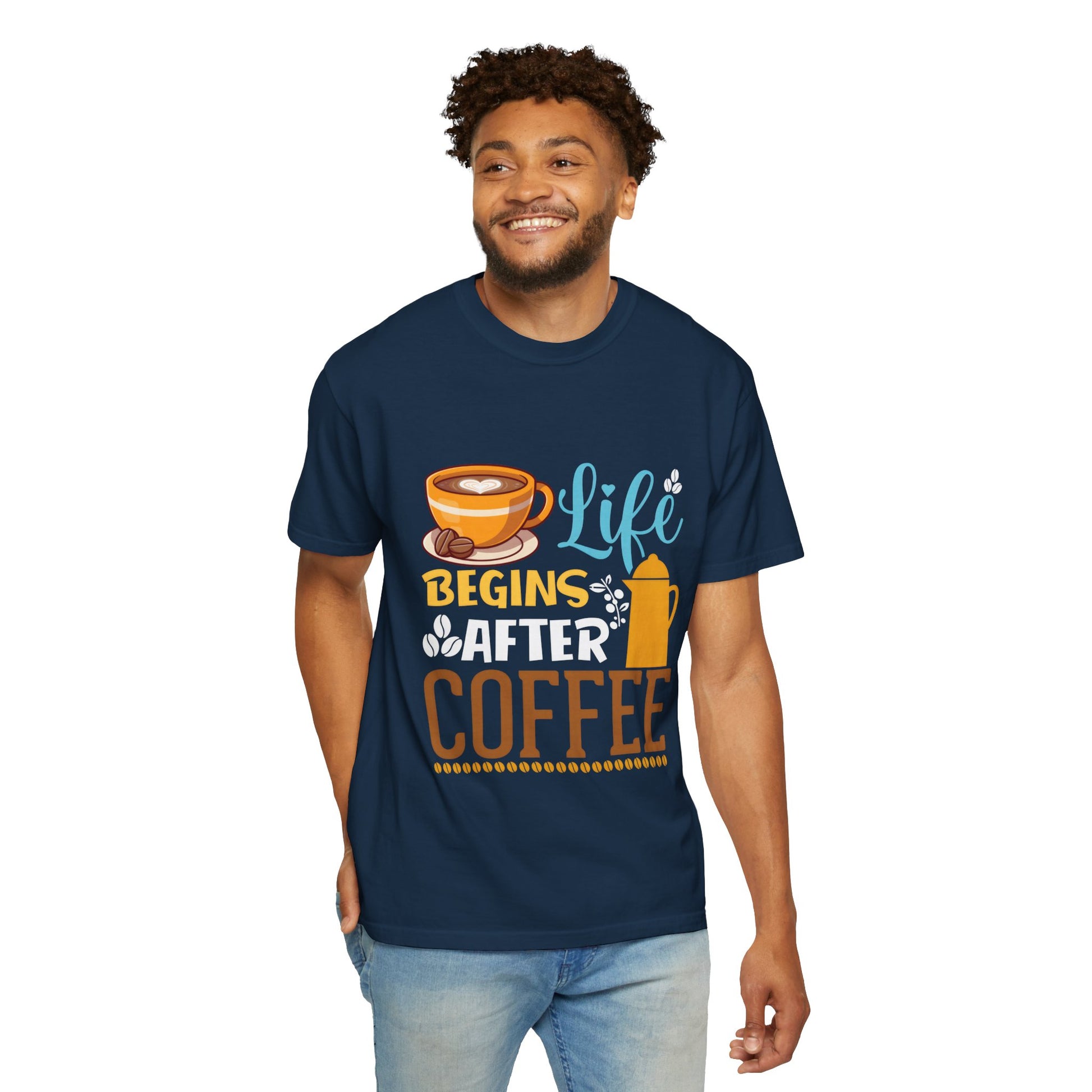Unisex Life Begins After Coffee T-Shirt - Perfect for Coffee Lovers
