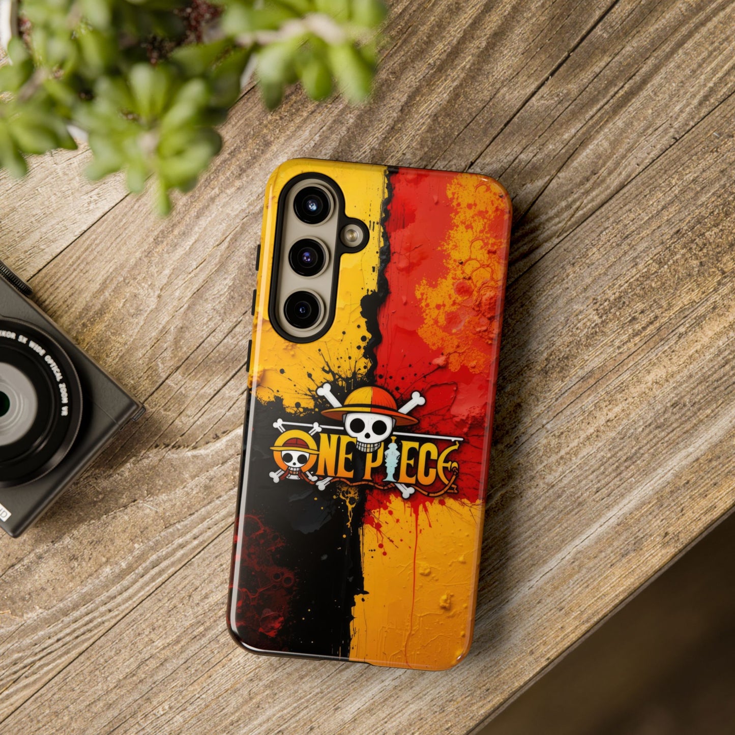 One Piece Samsung Tough Phone Case, Anime Vibrant Design