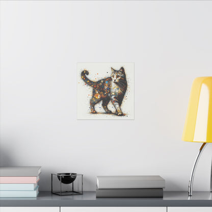 Purrfect Expression - Canvas Print