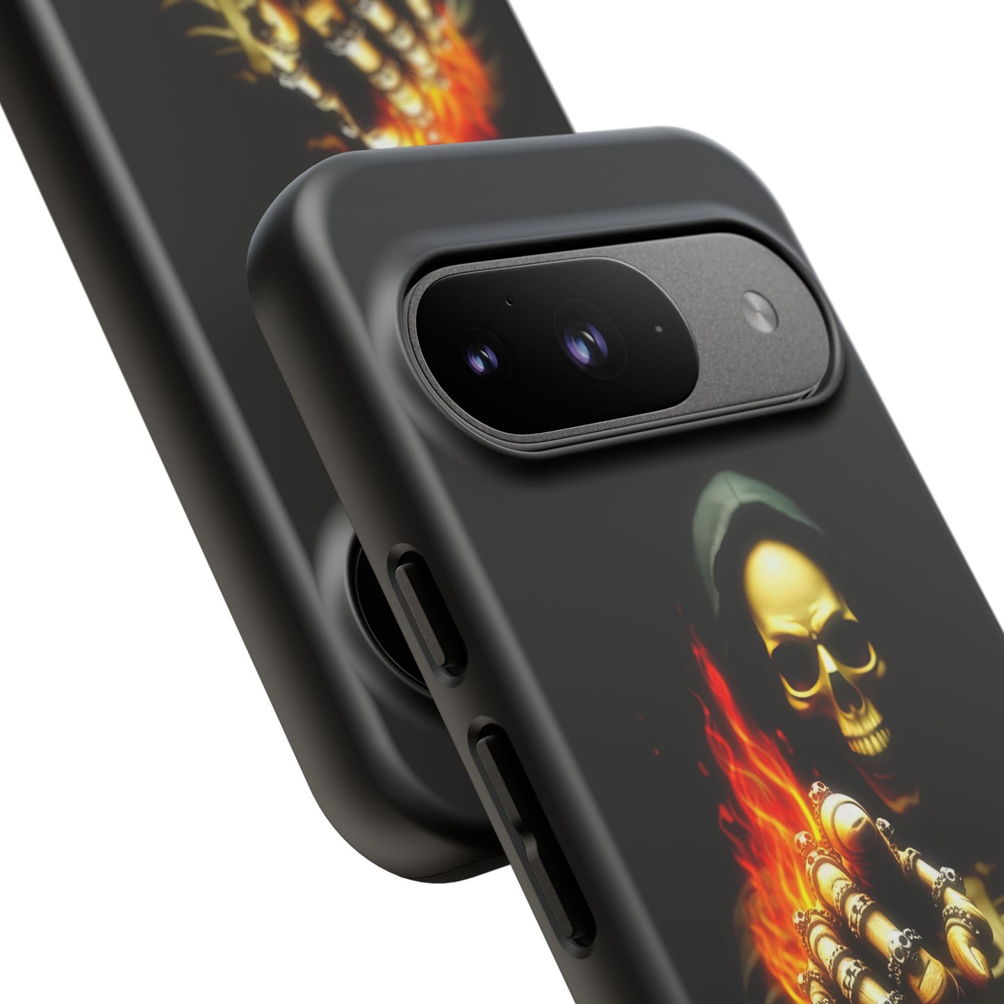 Skull Design Google Pixel Phone Case, Don't Touch My Phone Mobile Cover