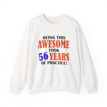 Custom Birthday Gift Crewneck Sweatshirt - "Being This Awesome"
