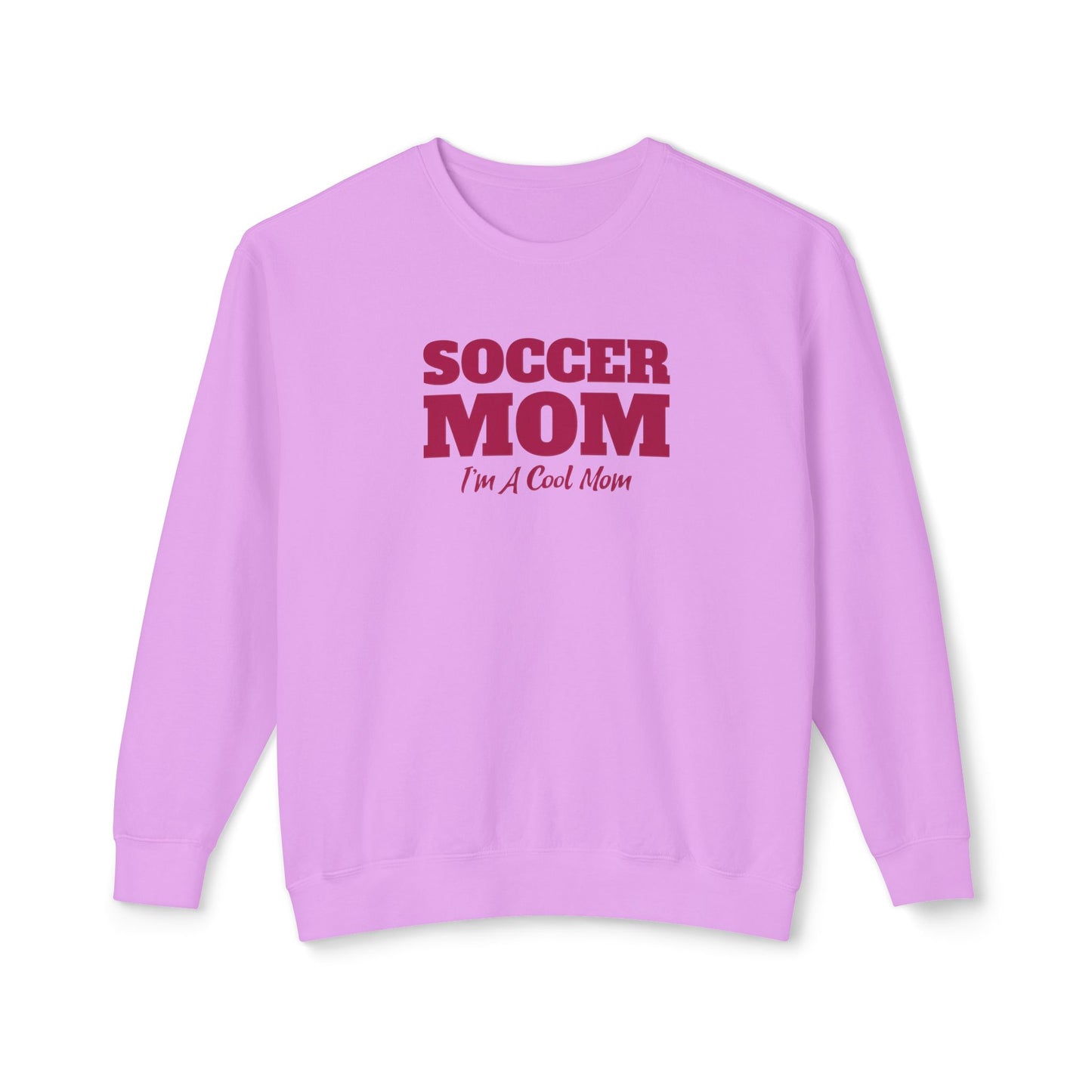 Soccer Mom Unisex Lightweight Crewneck Sweatshirt