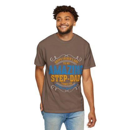 Father's Day Gift T-Shirt for Amazing Step-Dad