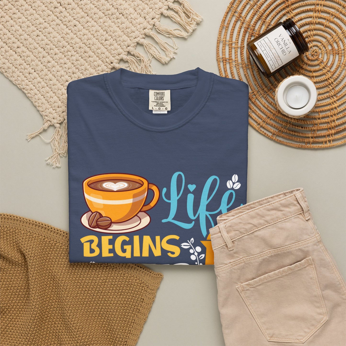 Life Begins After Coffee Unisex T-Shirt - Perfect for Coffee Lovers