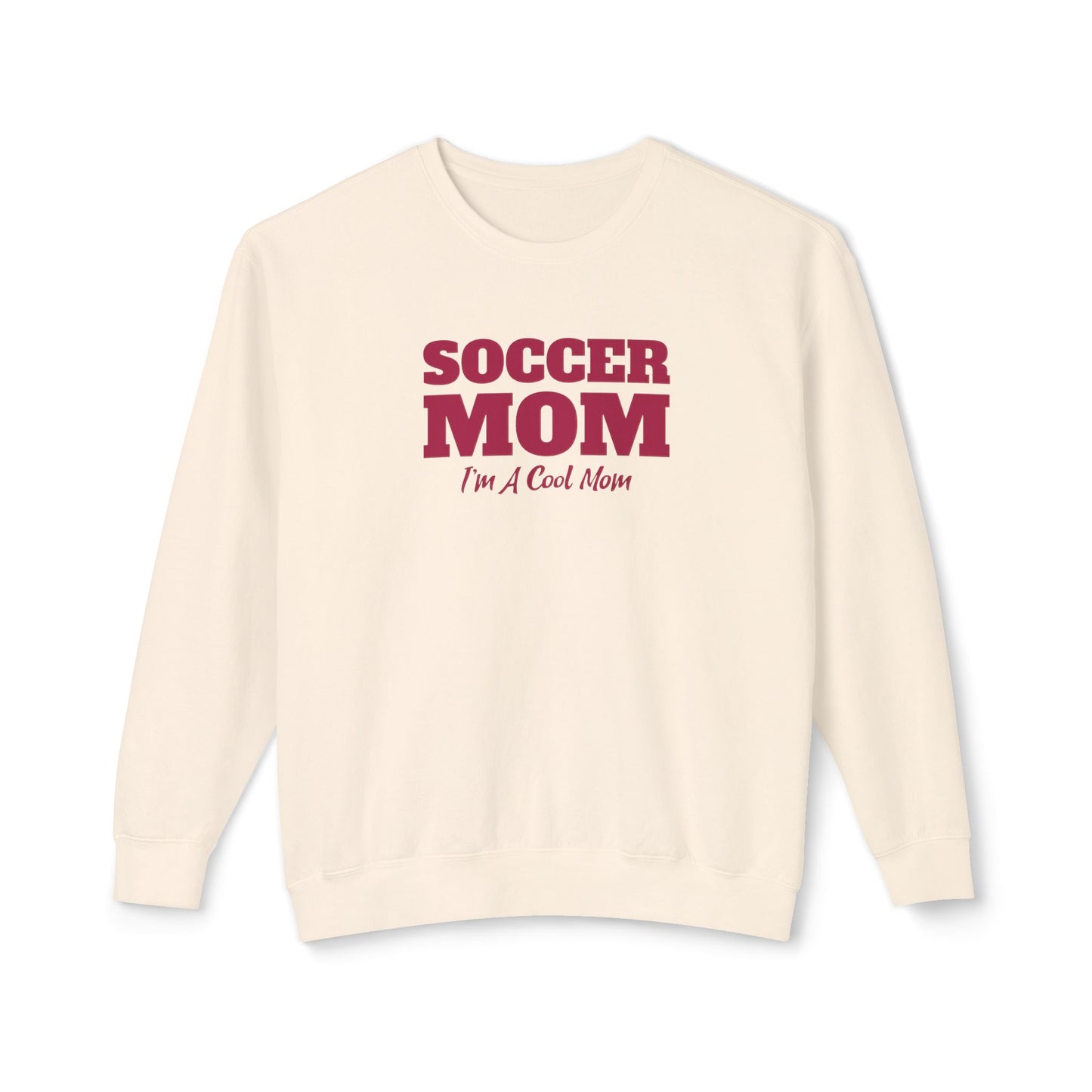 Soccer Mom Unisex Lightweight Crewneck Sweatshirt