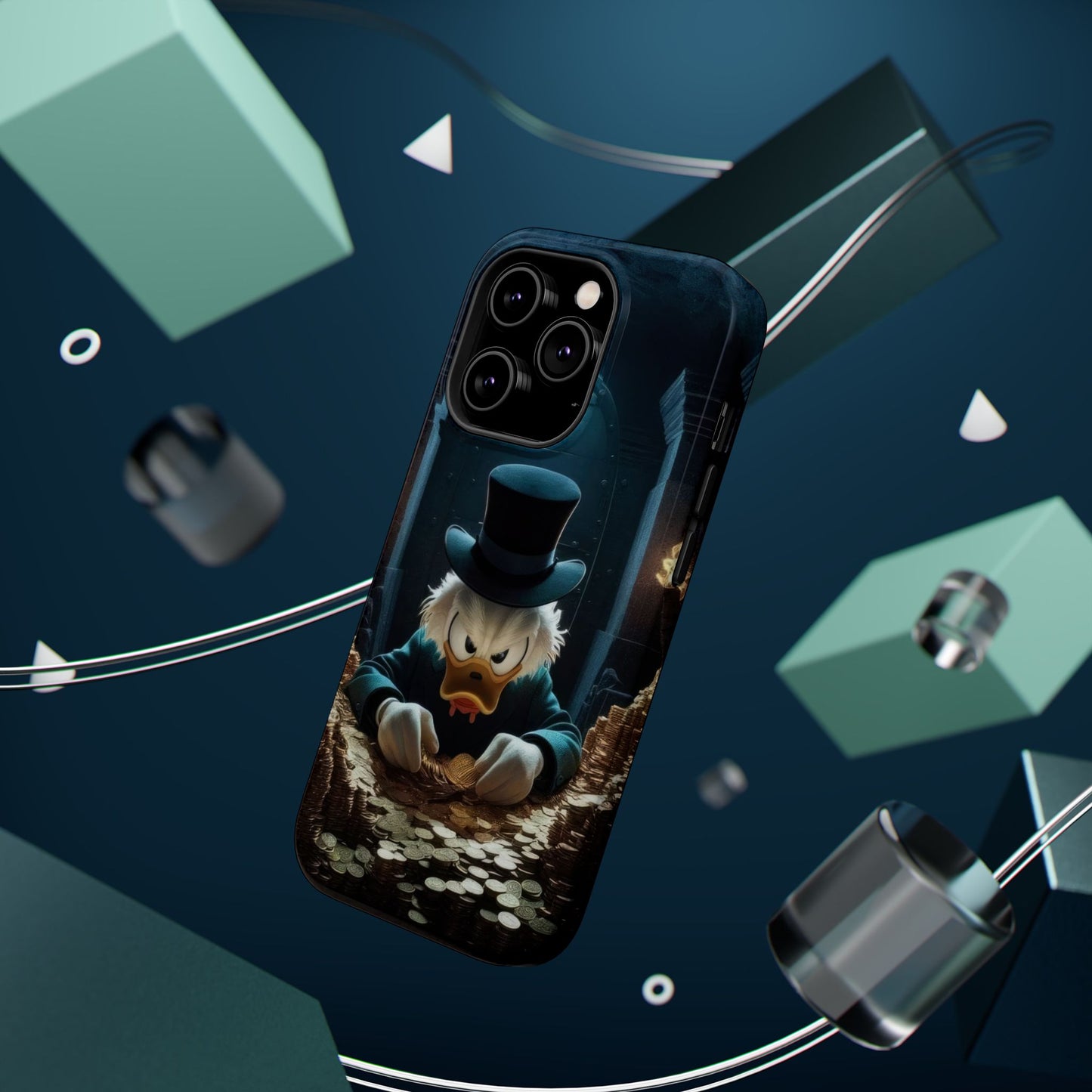 Magnetic Phone Case - Scrooge McDuck Design