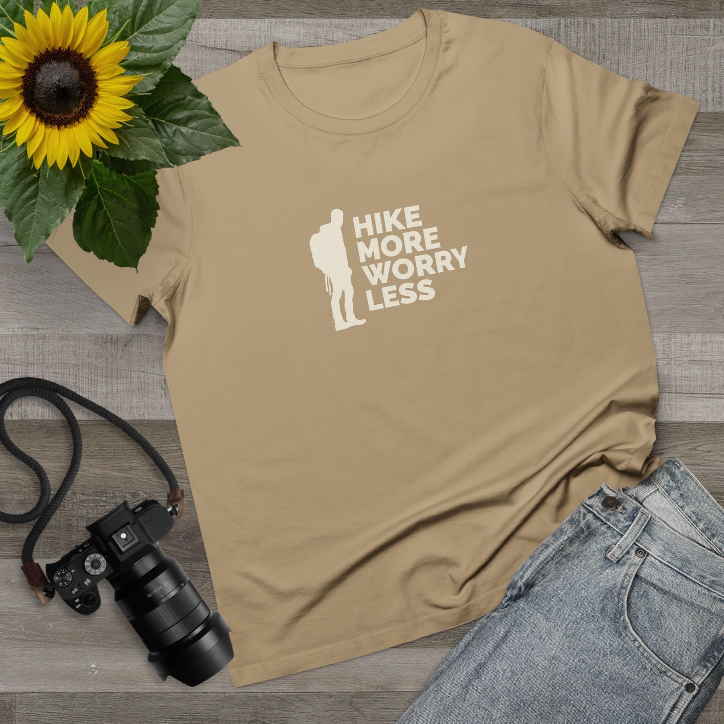 Hike More Worry Less Women’s Maple Tee