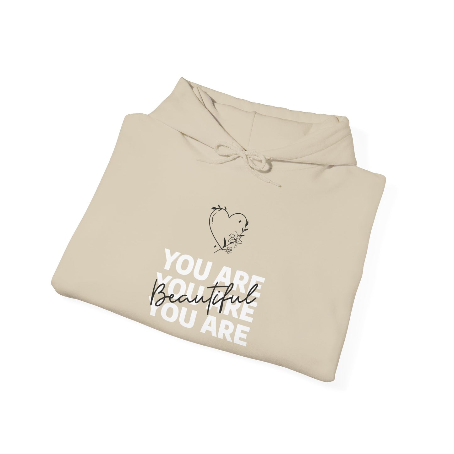 You Are Beautiful Unisex Heavy Blend™ Hooded Sweatshirt