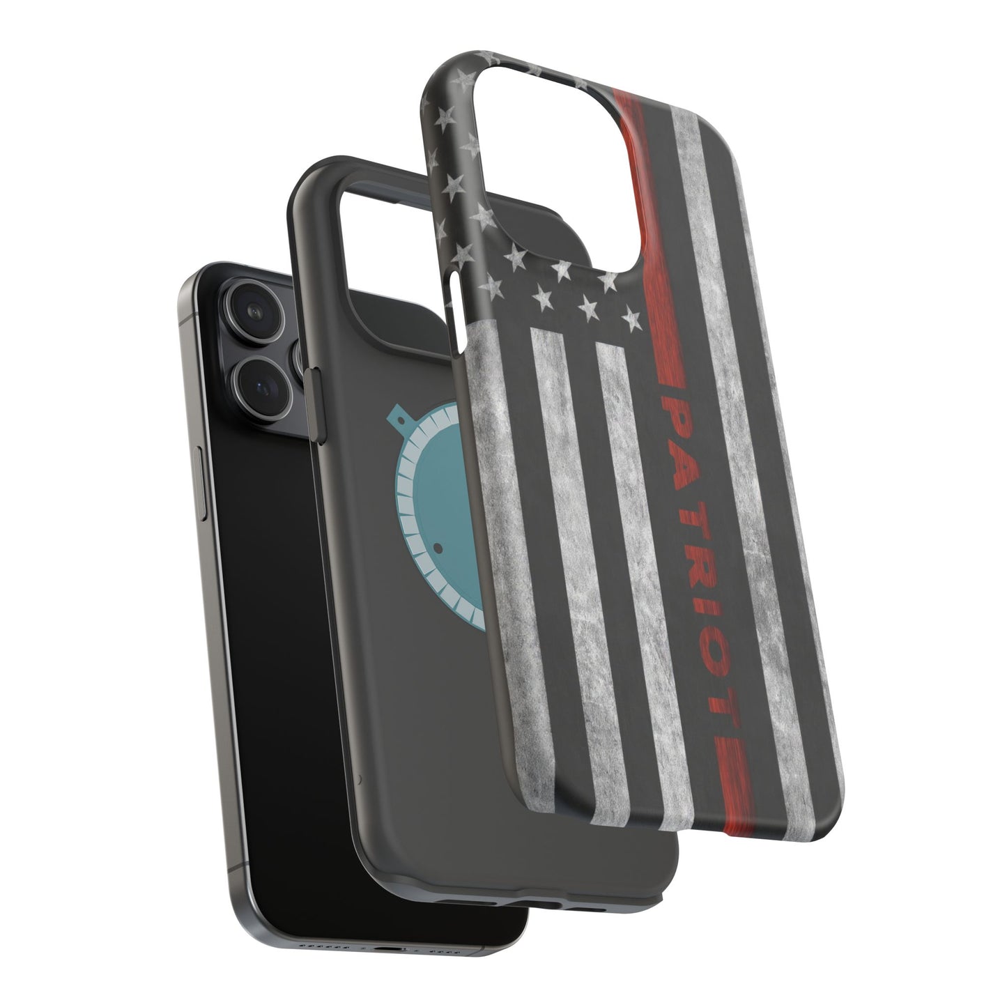 Red Line Magnetic Phone Cases, Firefighter Gift