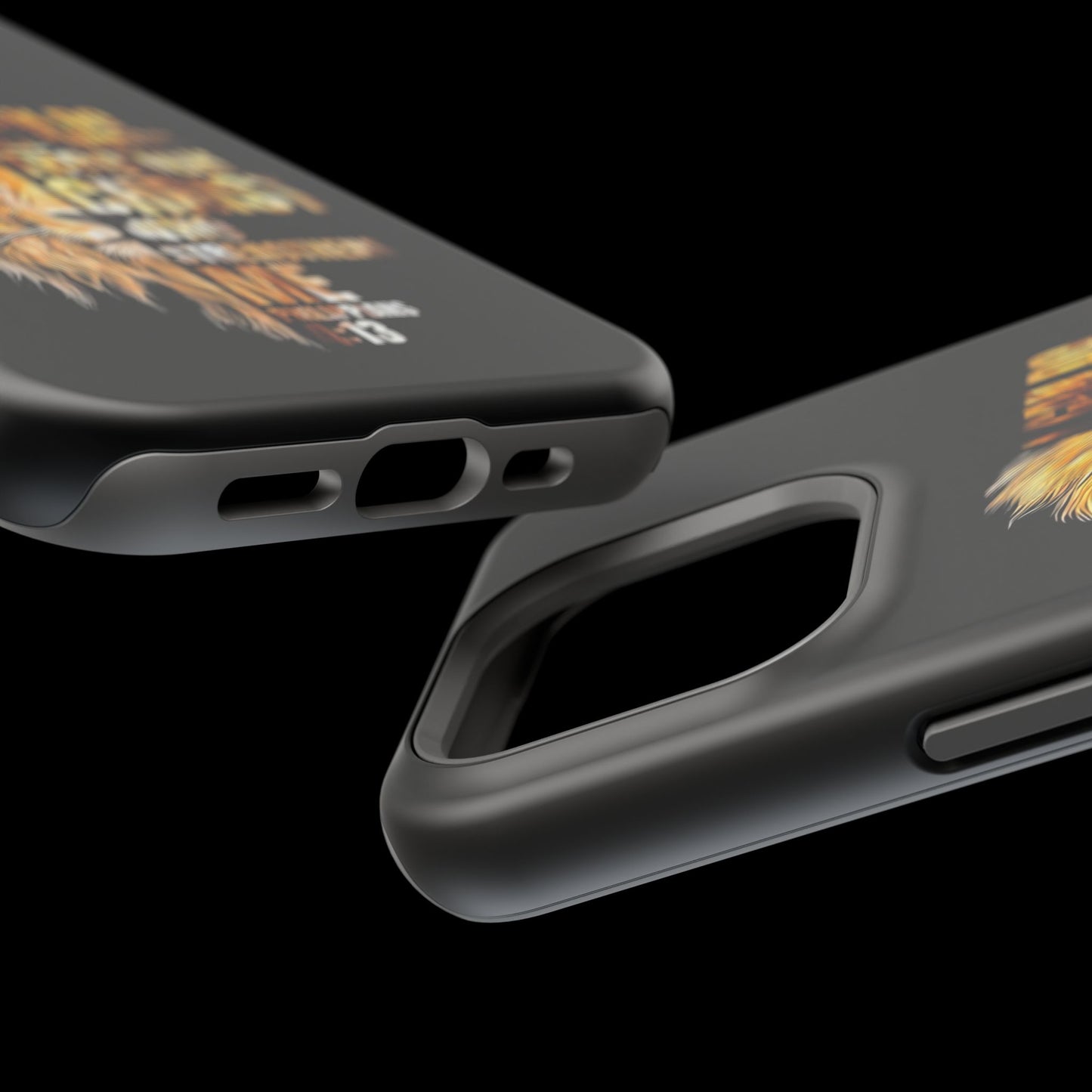 Inspirational Lion Magnetic iPhone Case, Strength & Faith, Christian Accessories