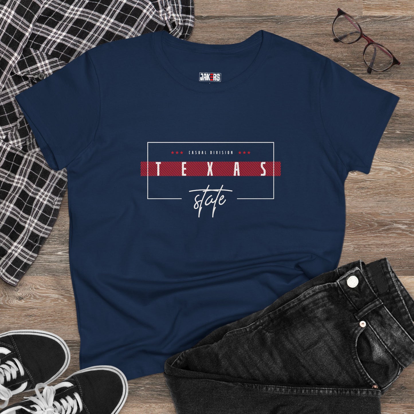 Texas States Graphic Tee for Women - Casual Cotton T-Shirt