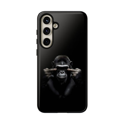 Edgy Gorilla Samsung  Phone Case - Funny Gift for Animal Lovers