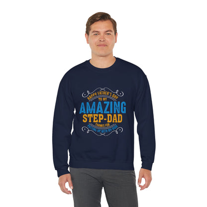 Amazing Step-Dad - Unisex Heavy Blend™ Crewneck Sweatshirt
