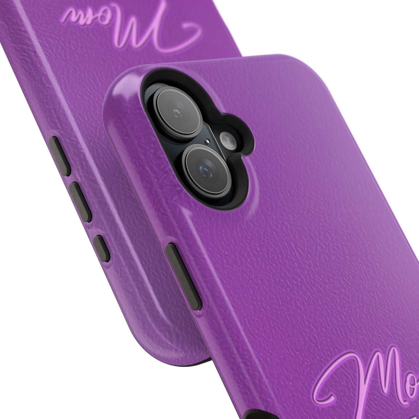 Mom On Duty Impact-Resistant Case, Purple Case for Mothers