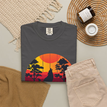 Only A True Wolf Will Fall In Love With The Moon T-shirt