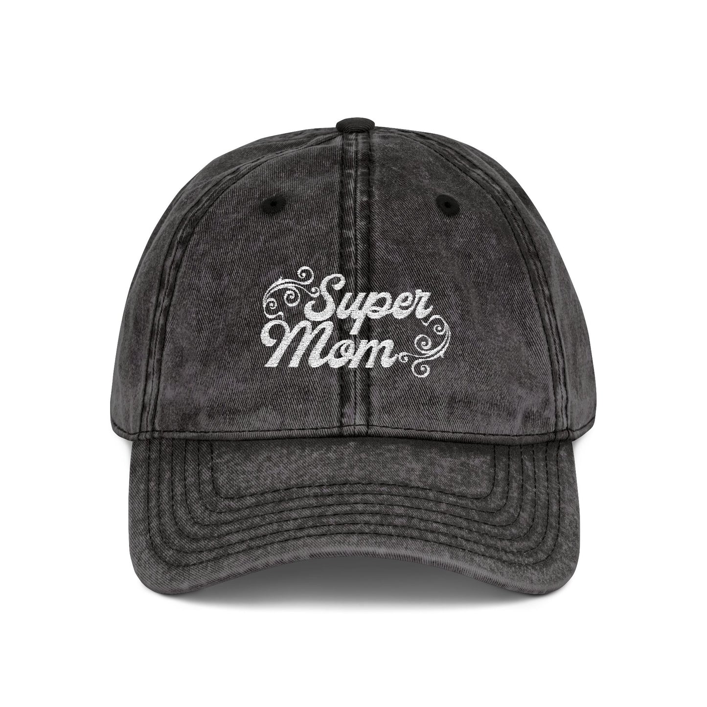 Super Mom Vintage Cap / Embroidered