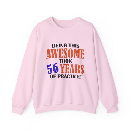 Custom Birthday Gift Crewneck Sweatshirt - "Being This Awesome"