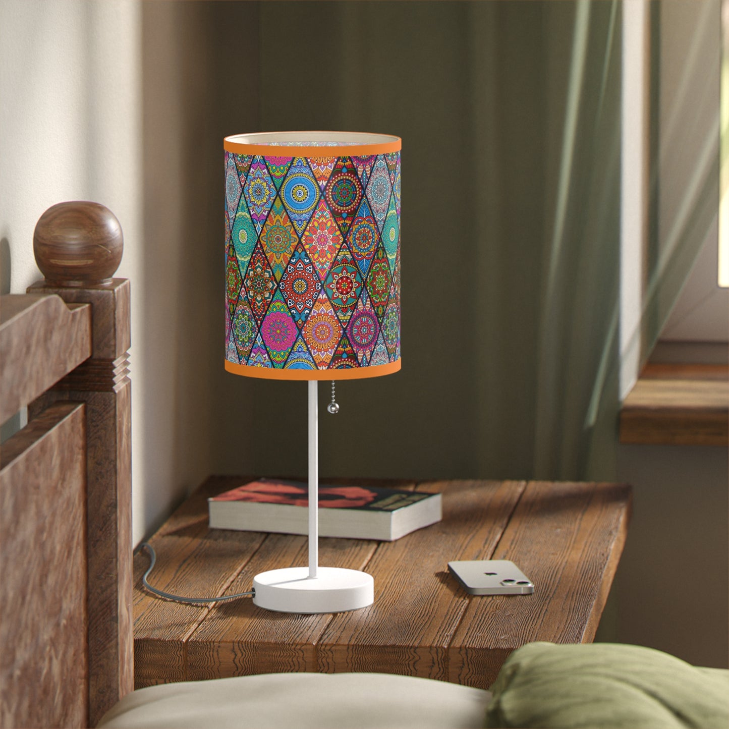 Mandala Argyle Lamp on a Stand, US|CA plug