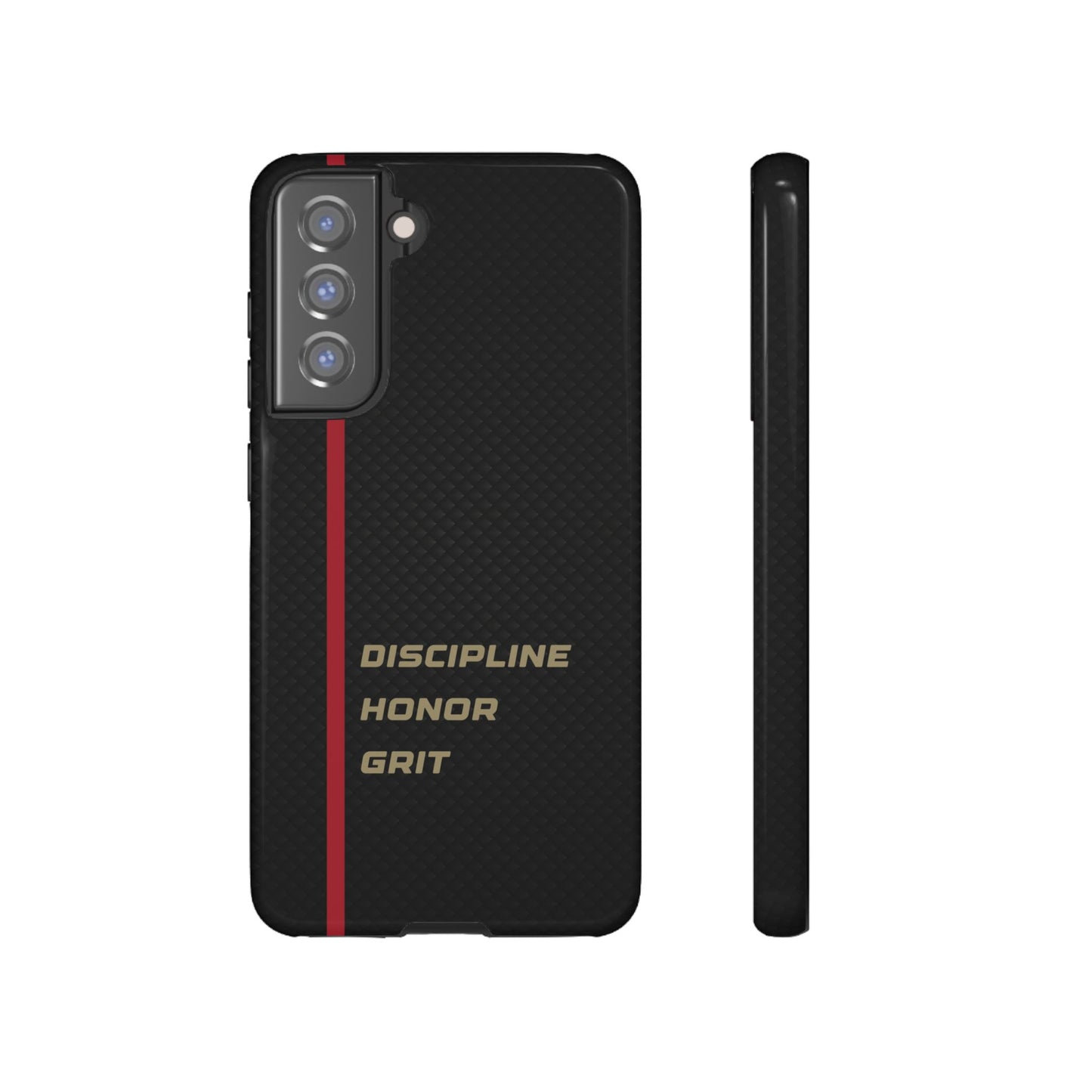 Discipline, Honor, Grit Impact-Resistant Phone Case