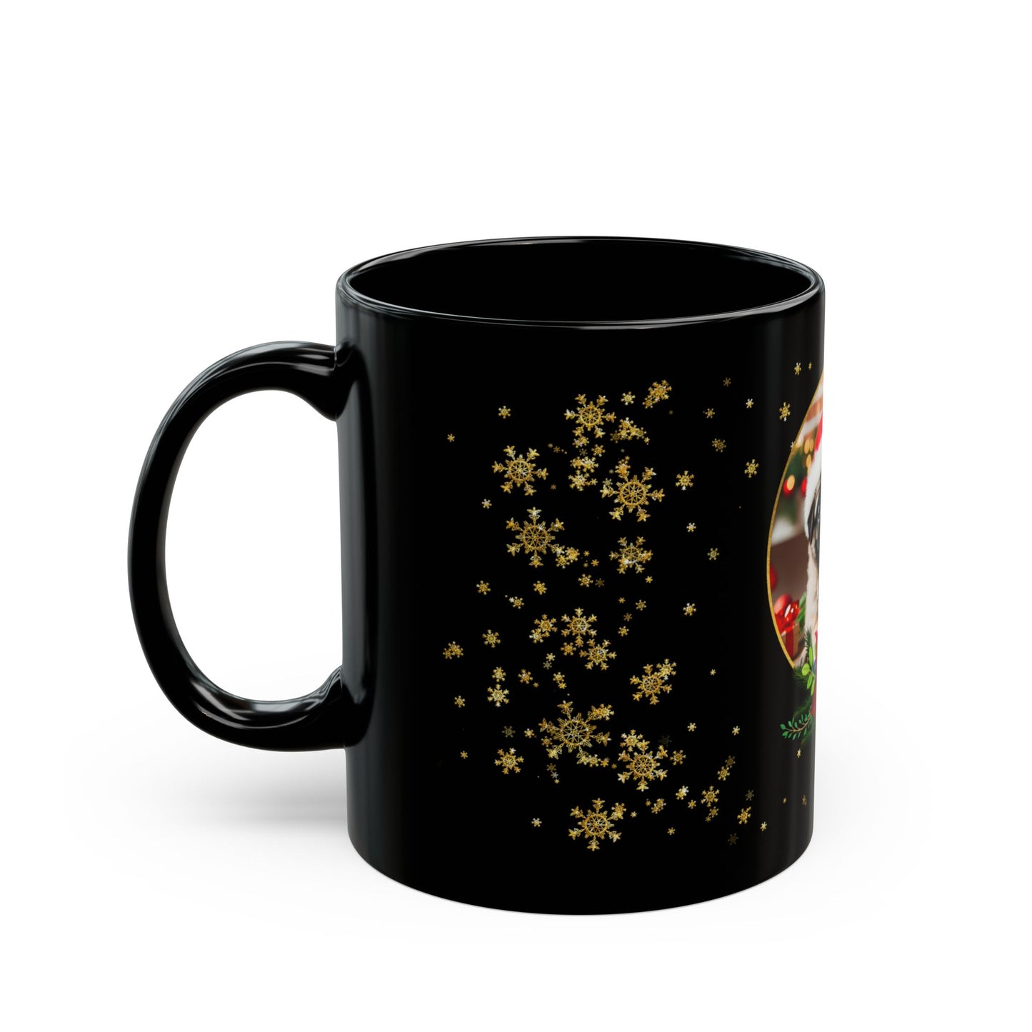 The Pug Who Saved Christmas Black Mug - 11oz, 15oz