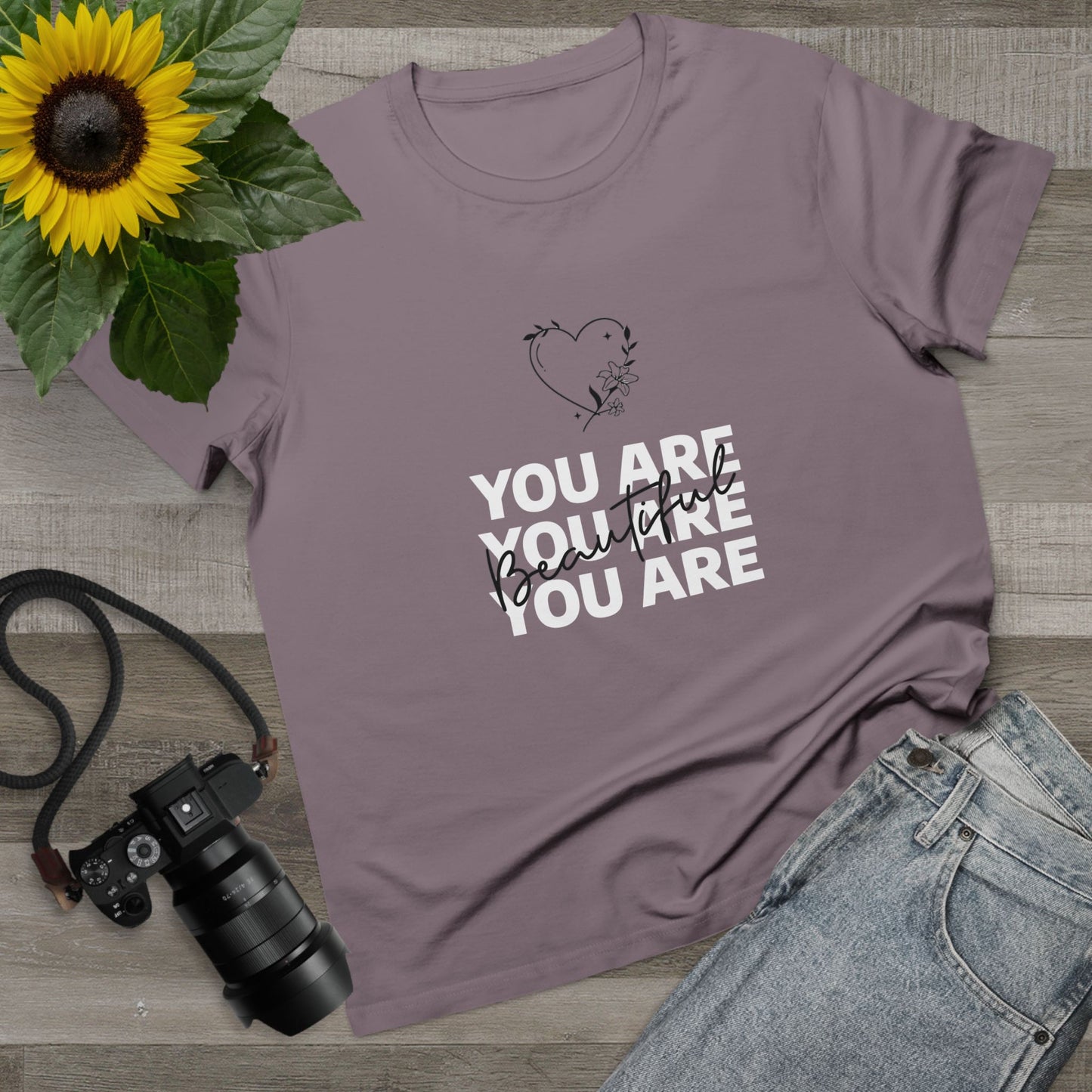 You Are Beautiful Women’s Maple Tee