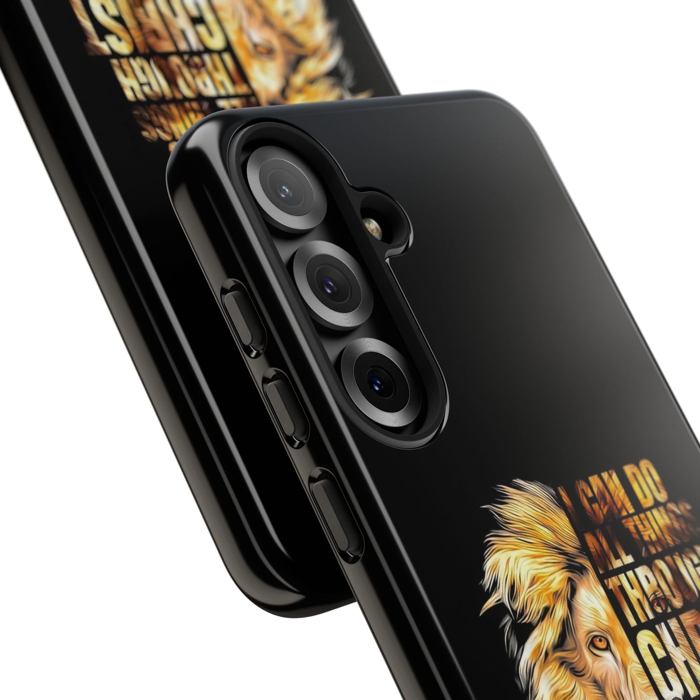 Inspirational Lion  Samsung Phone Case, Strength & Faith, Christian Accessories