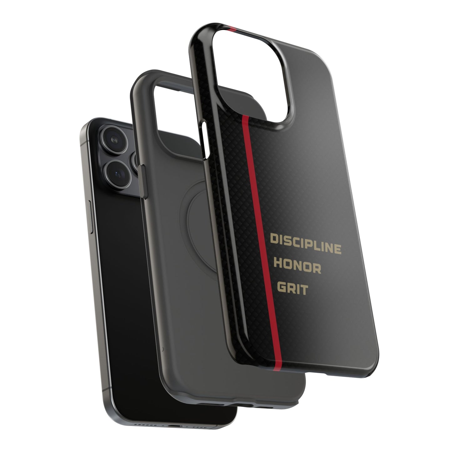 Discipline, Honor, Grit Impact-Resistant Phone Case