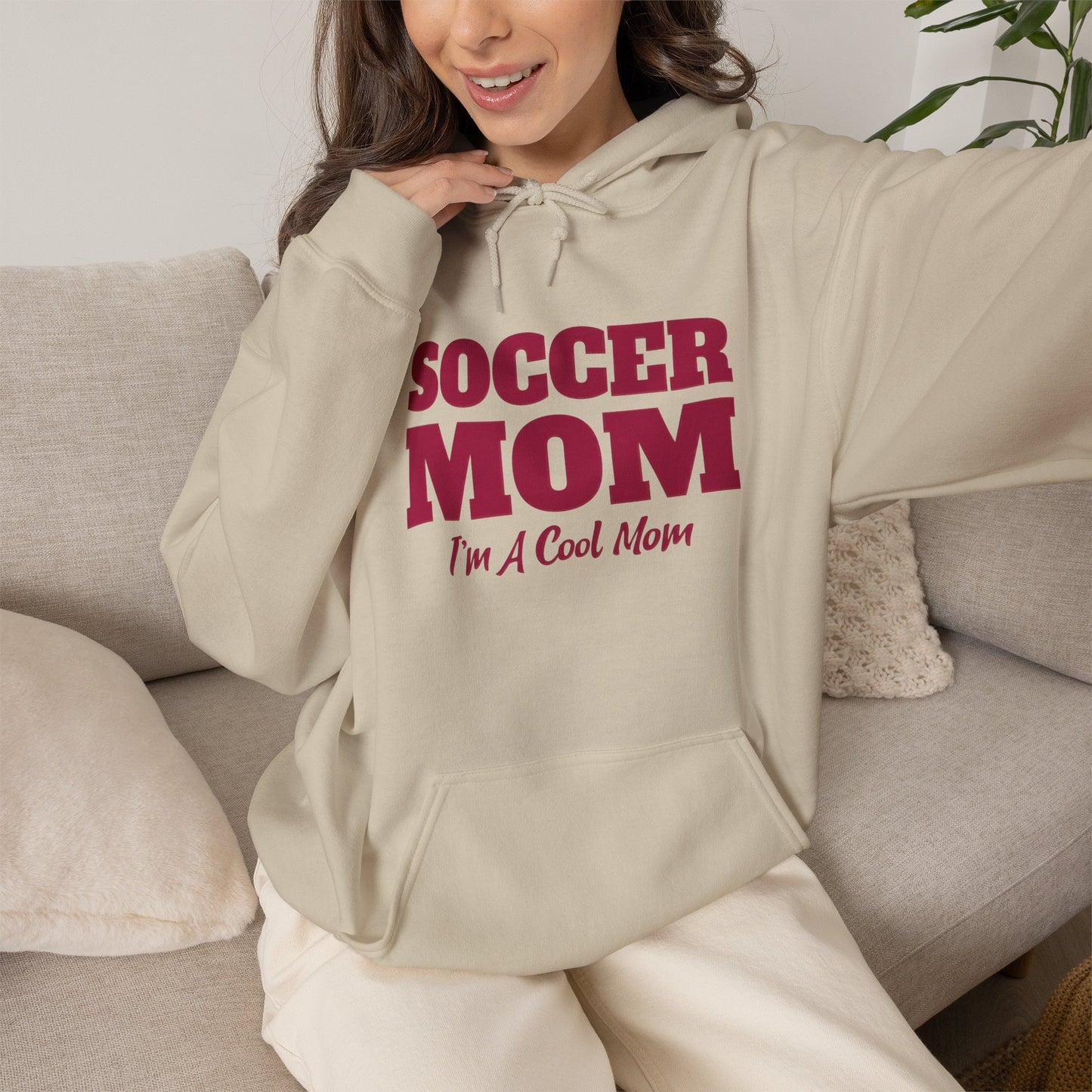 Soccer Mom I'm A Cool Mom Hooded Sweatshirt