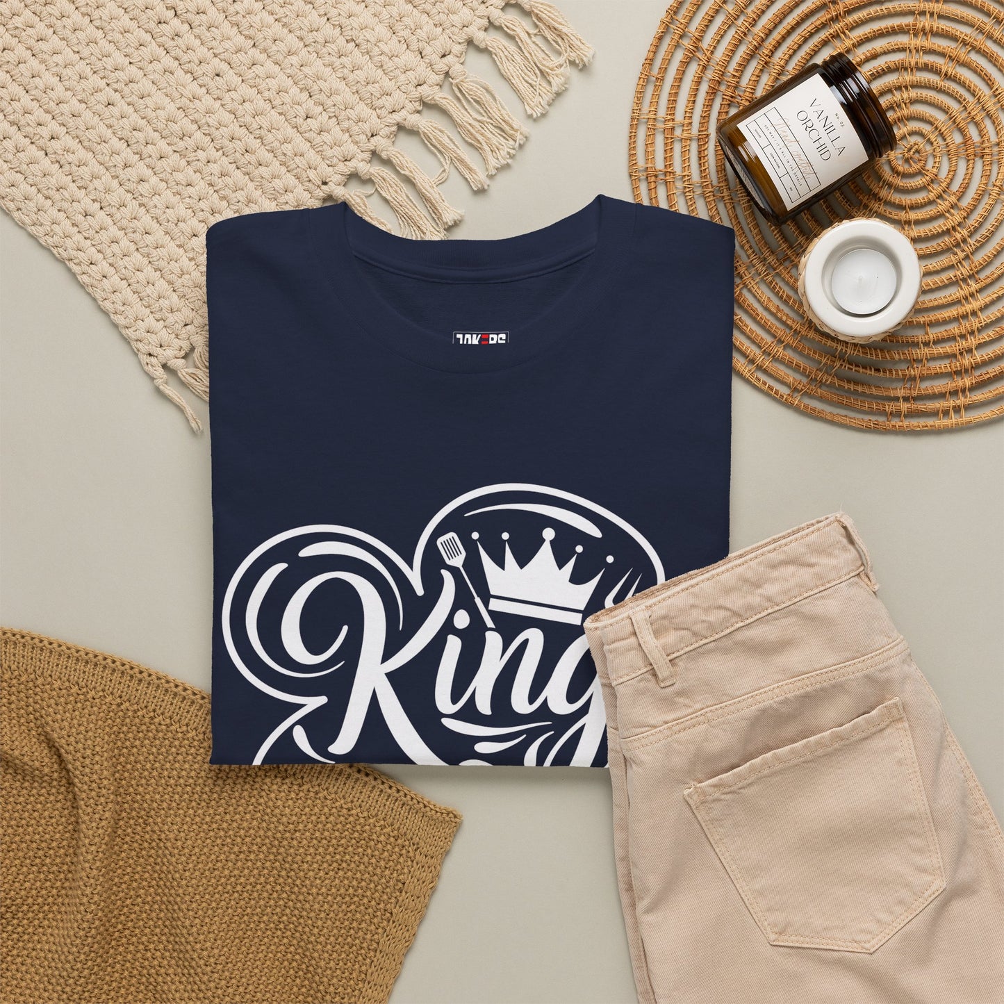 King of the Grill Heavy Cotton Tee - Perfect Gift for BBQ Lovers