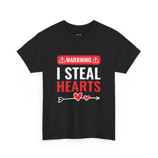Warning I Steal Hearts Tee