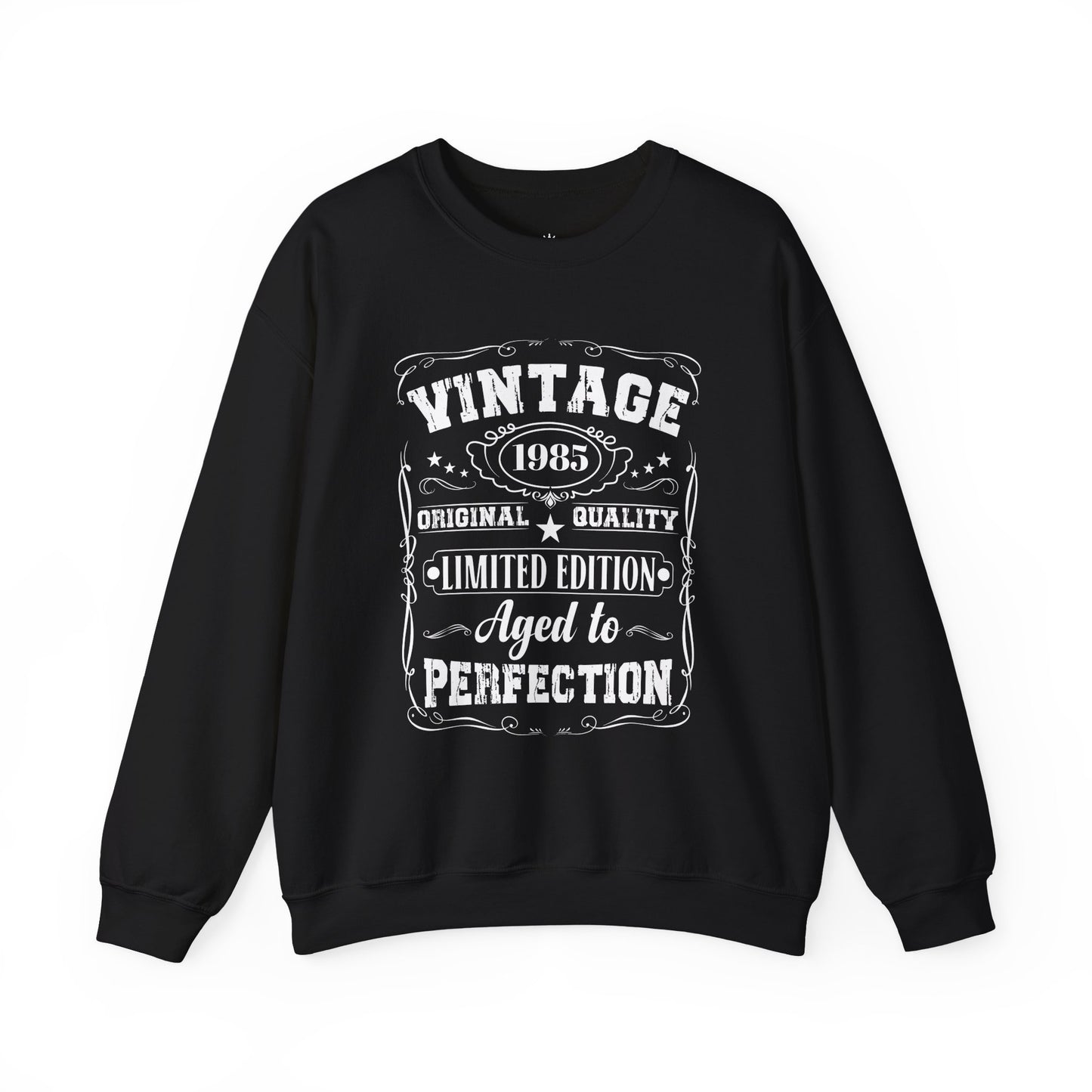 Custom Vintage Birthday Crewneck Sweatshirt — "Aged to Perfection"