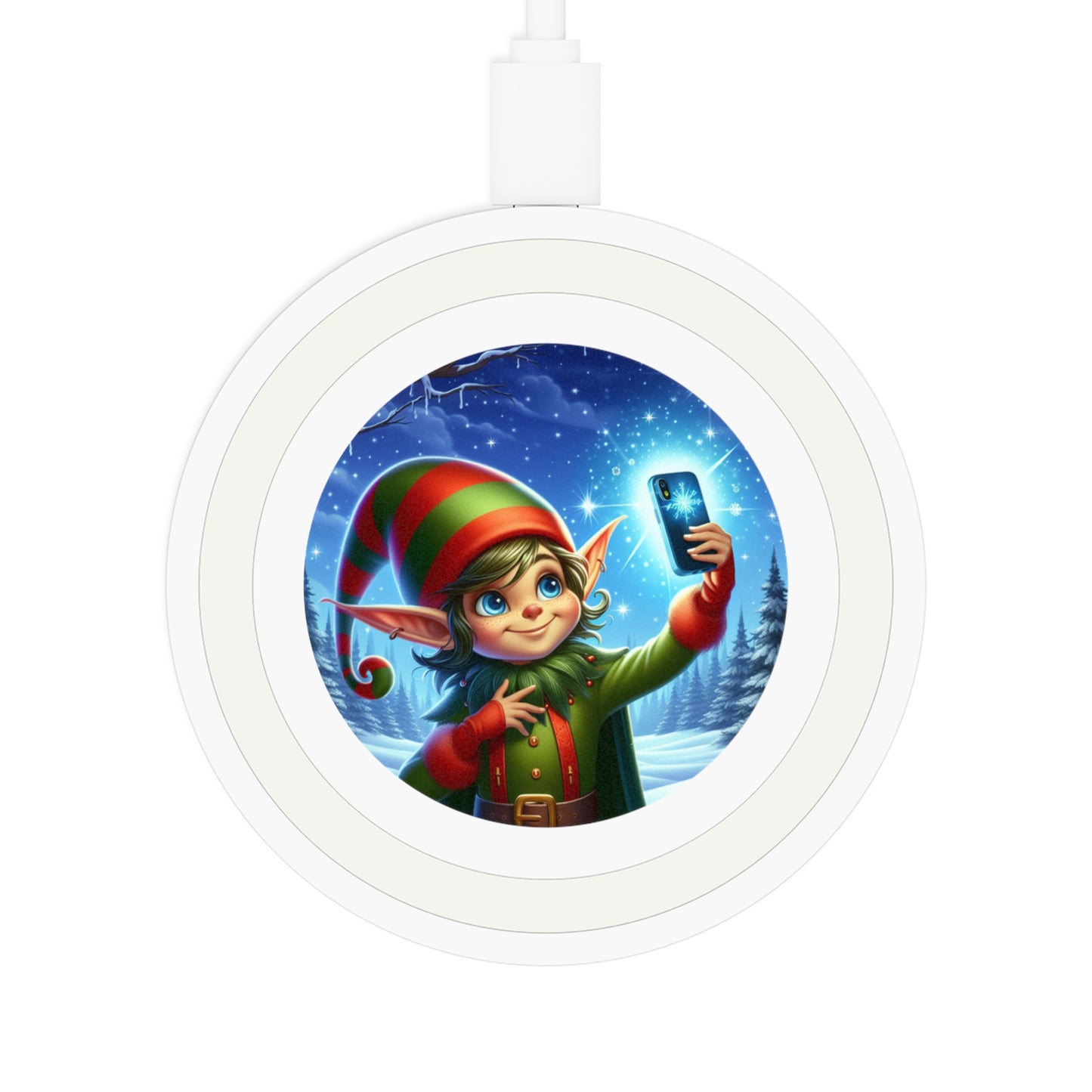 Elf On The Selfie Quake Wireless Charging Pad