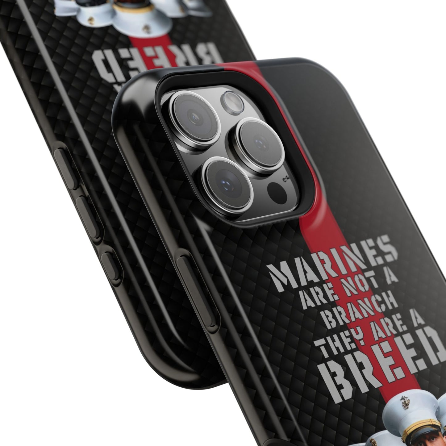 Marines Magnetic Tough Case - "Not a Branch, a Breed" Military iPhone Cover