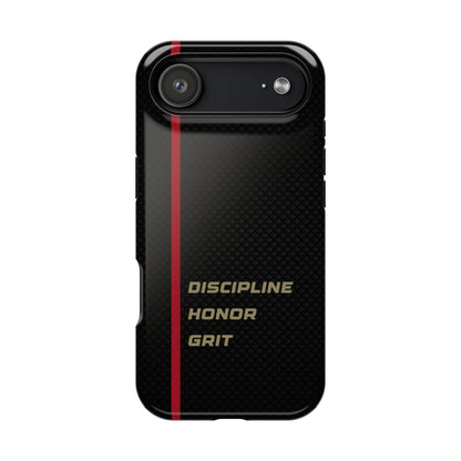 Discipline, Honor, Grit Impact-Resistant Phone Case