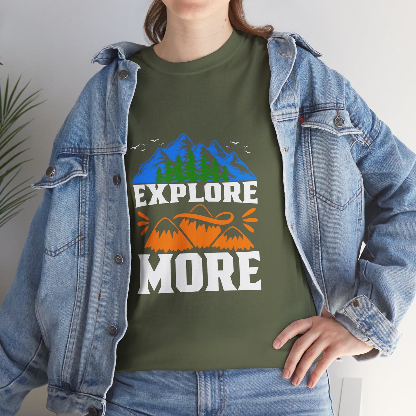 Explore More Adventure Tee - Unisex Heavy Cotton T-Shirt