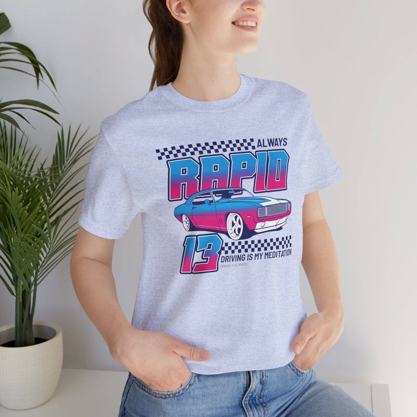 Always Rapid Driving Is My Meditation Unisex Jersey Short Sleeve Tee