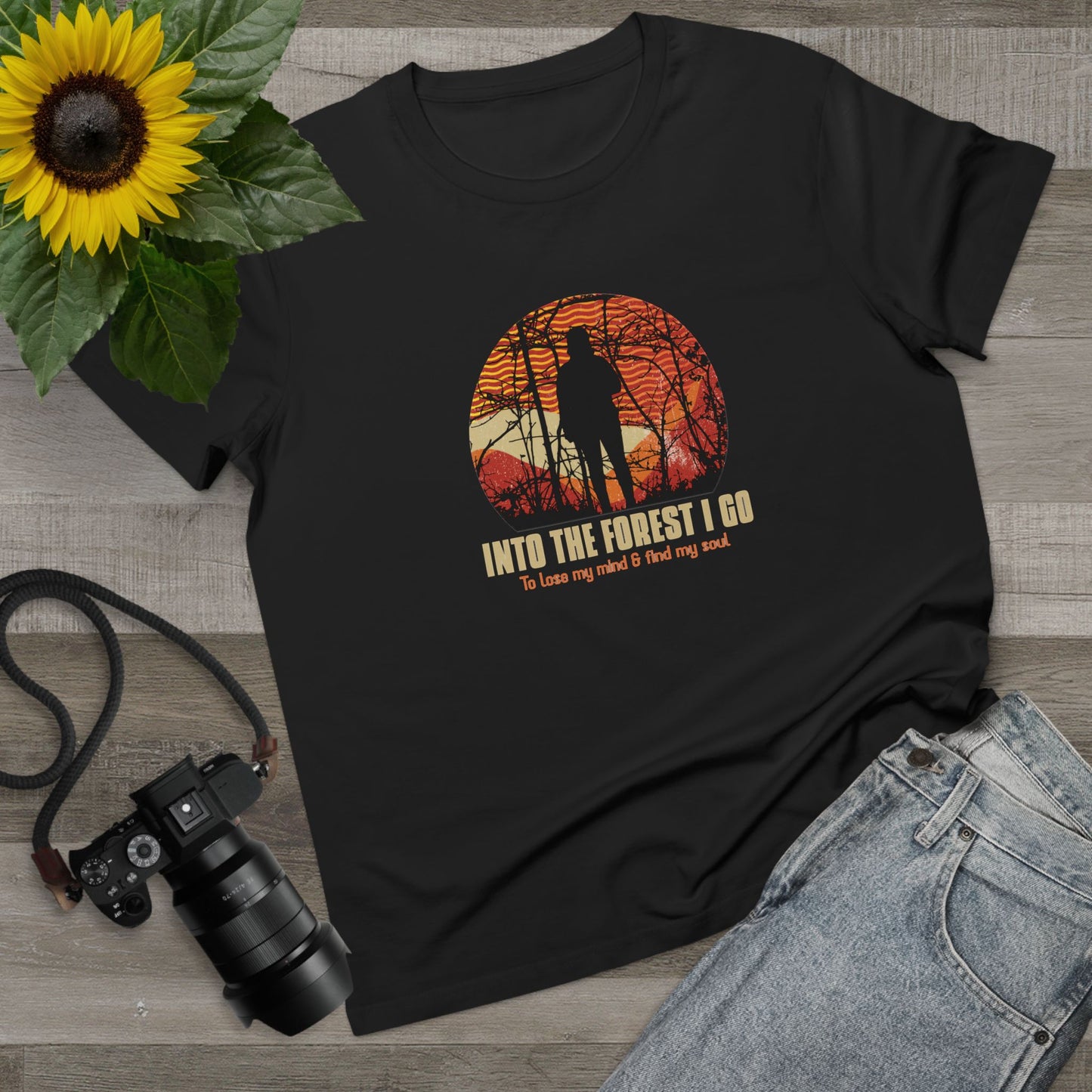 Into The Forest I Go Women’s Maple Tee