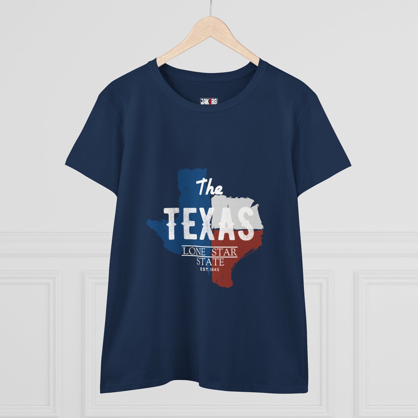 Texas Lone Star State Women's Midweight Cotton Tee