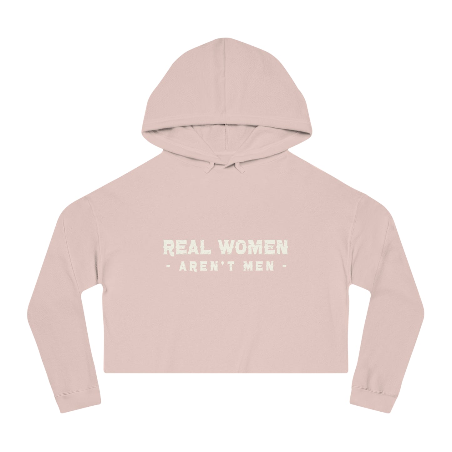 Real Women Women’s Cropped Hooded Sweatshirt  80% cotton, 20% polyester