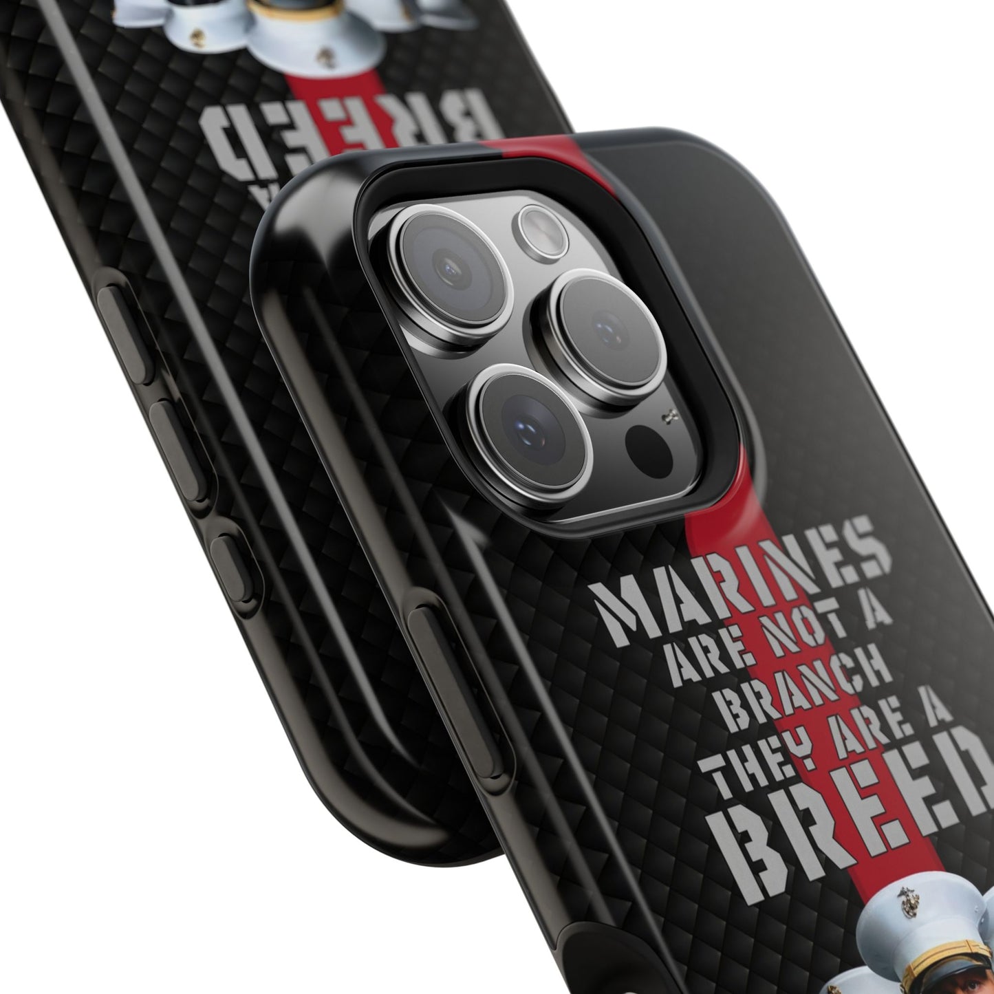 Marines Magnetic Tough Case - "Not a Branch, a Breed" Military iPhone Cover