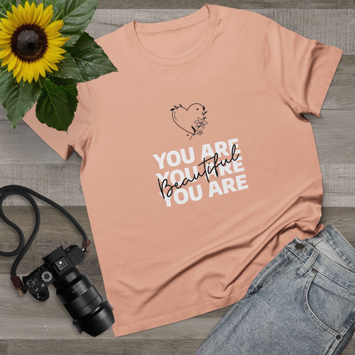 You Are Beautiful Women’s Maple Tee