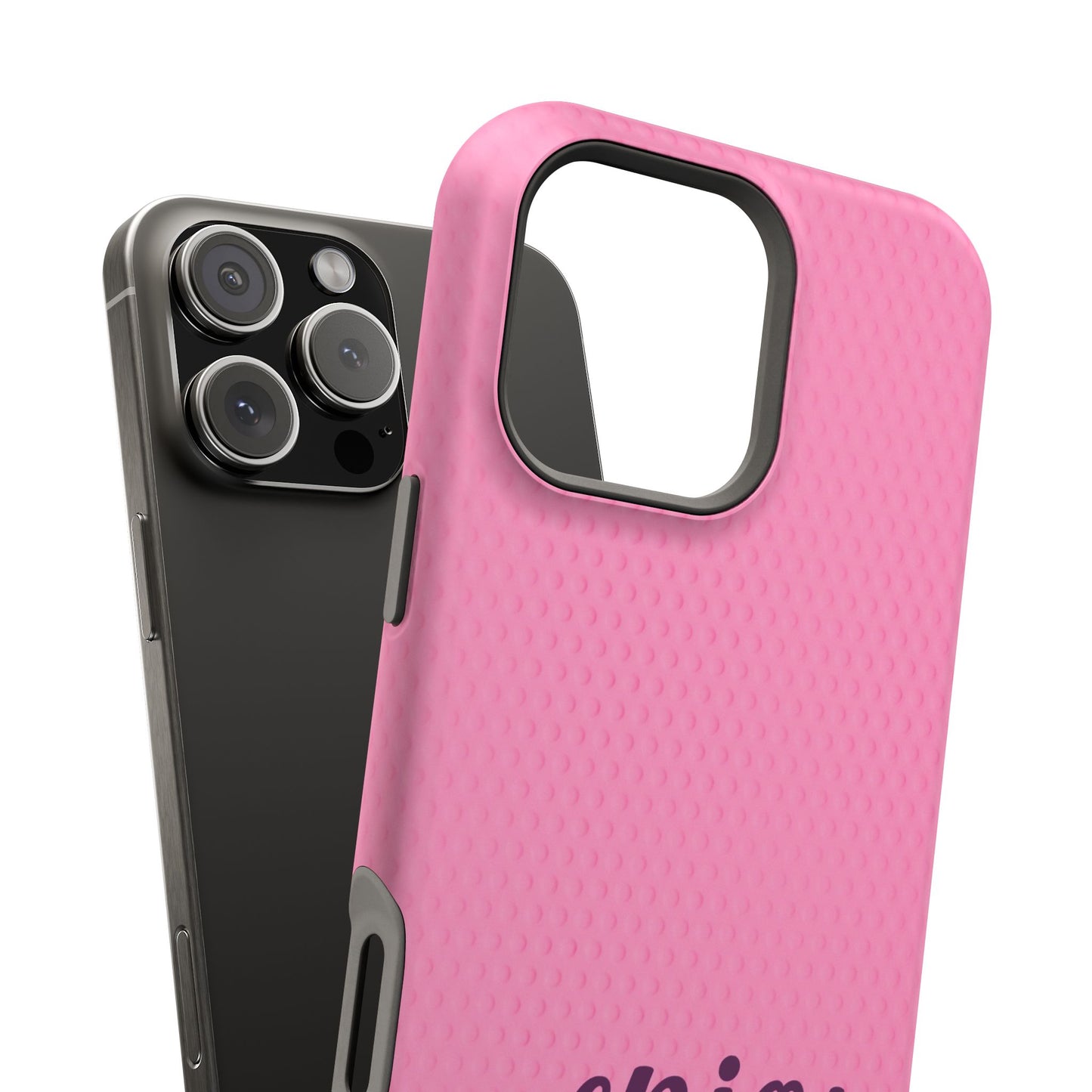 Enjoy the Process Magnetic Case - Motivational Pink Phone Cover for Women